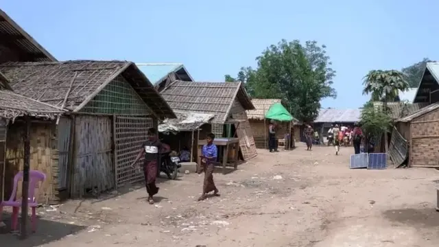 စစ်တွေမြို့အနီးက မွတ်ဆလင်ဒုက္ခသည် စခန်းတစ်ခု