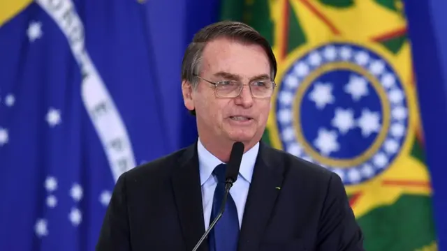 El presidente de Brasil, Jair Bolsonaro