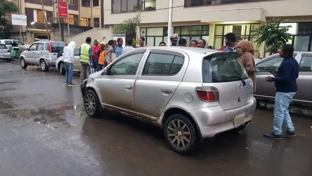 ወንጀል የተፈፀመባት ቪትዝ መኪና