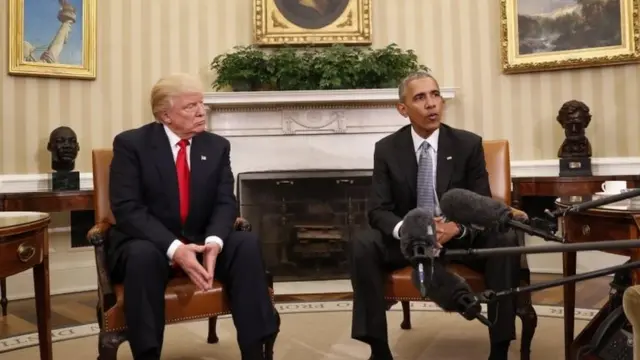 اوباما و ترامپ