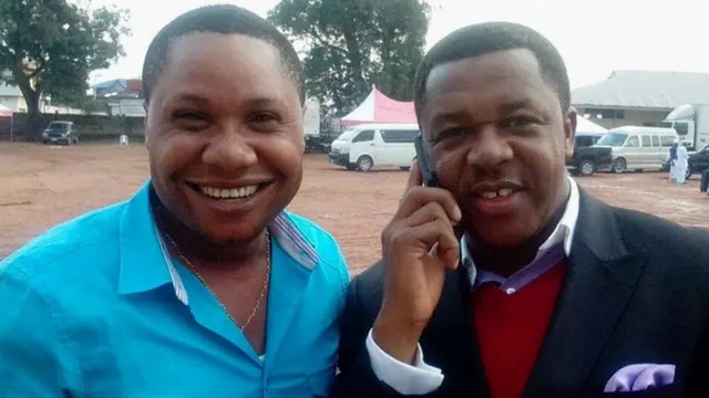 Chinedu Nwadike na Francis Duru onye na-eme ihe ejije Nollywood