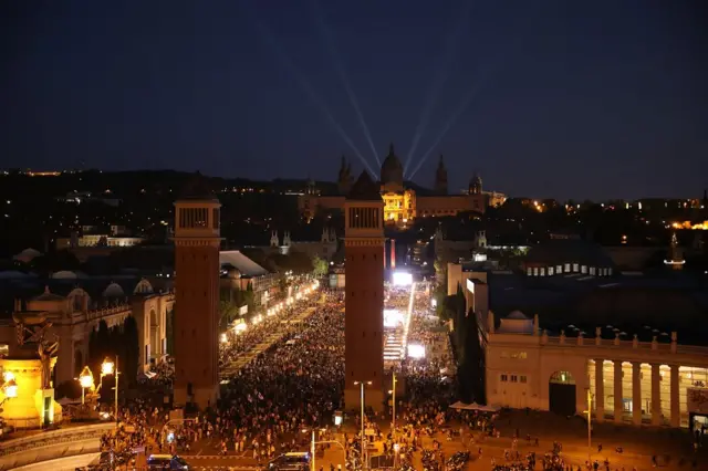 Rally in Barcelona, 29 September