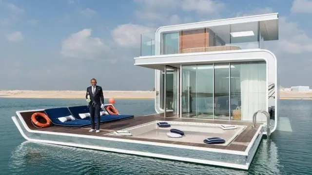 Вілла "Плавучий морський коник" на штучному архіпелазі "Серце Європи" у Перській затоці. 16 січня 2017 р.