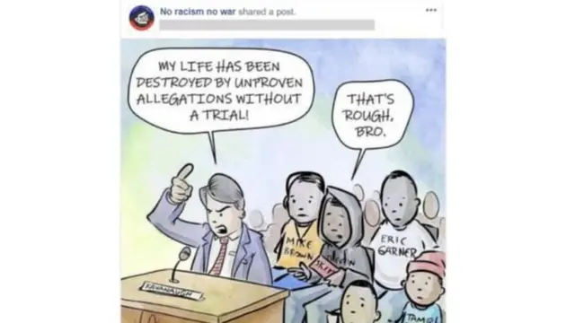 نموذج من المنشورات التي حذفها فيسبوك