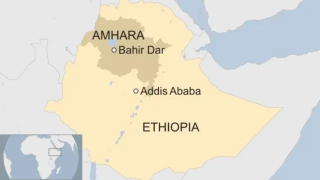 La région de l'Amhara est centrale en Ethiopie.