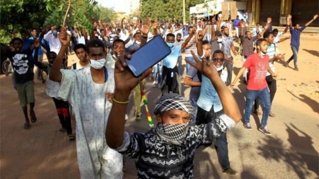 احتجاجات في الخرطوم