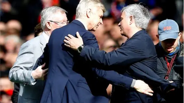 Arsene Wenger na Hose Mourinho
