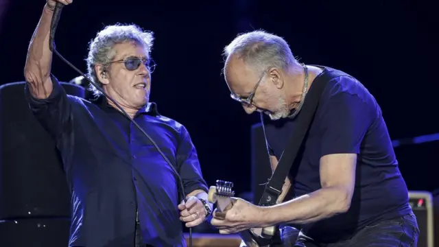 Pete Townshend e Roger Daltrey no Rock in Rio