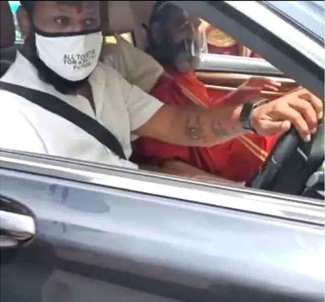 త్రిదండి రామానుజ చినజీయర్ స్వామితో చికోటి ప్రవీణ్