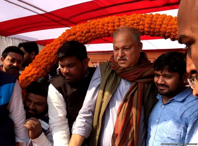 कन्हैया कुमार की जनसभा