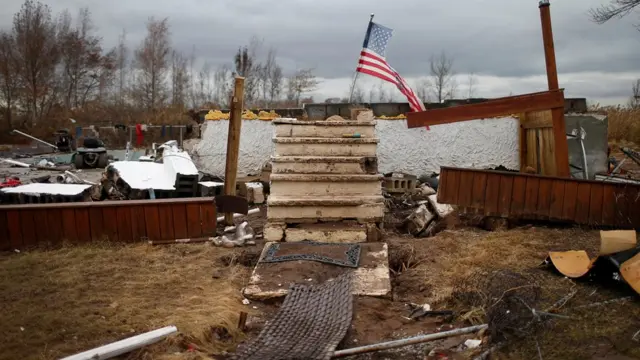 разрушенный дом в результате урагана