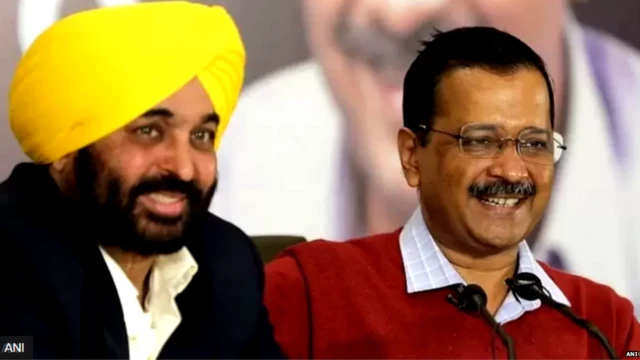 ਭਗਵੰਤ ਮਾਨ ਅਤੇ ਅਰਵਿੰਦ ਕੇਜਰੀਵਾਲ