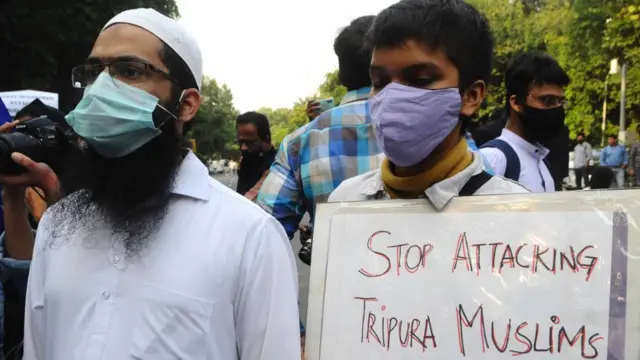 ত্রিপুরায় সম্প্রতি ধর্মীয় অশান্তির ঘটনা সামনে আসছে