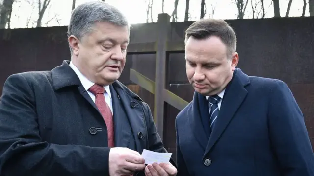 Президенти України та Польщі Петро Порошенко та Анджей Дуда