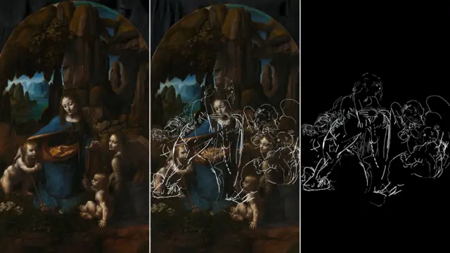 Los hallazgos en "La Virgen de las Rocas"