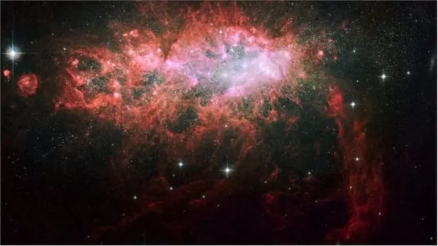 Starburst galaxies like NGC 1569 are regions of accelerated star birth