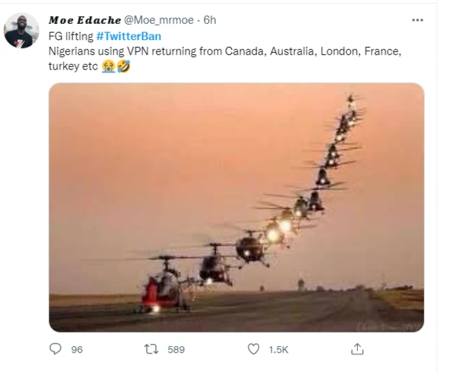 Twitter ban in Nigerian: Funny reactions from Nigerians as president Buhari lift twitter ban