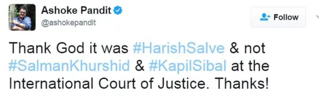 अशोक पंडित का ट्वीट