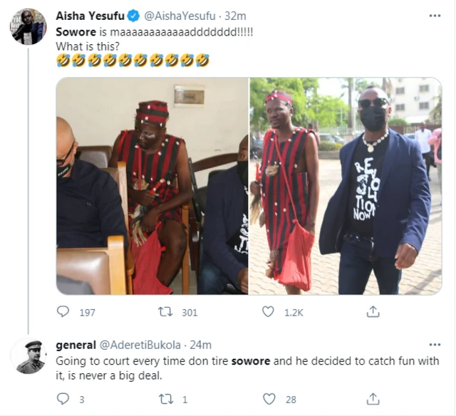 TWEET on Sowore