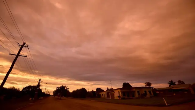 Queensland eyaletinde toplanan bulutlar