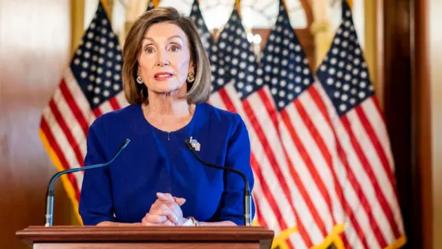 Demokrat Parti üyesi ve ABD Temsilciler Meclisi Başkanı Nancy Pelosi