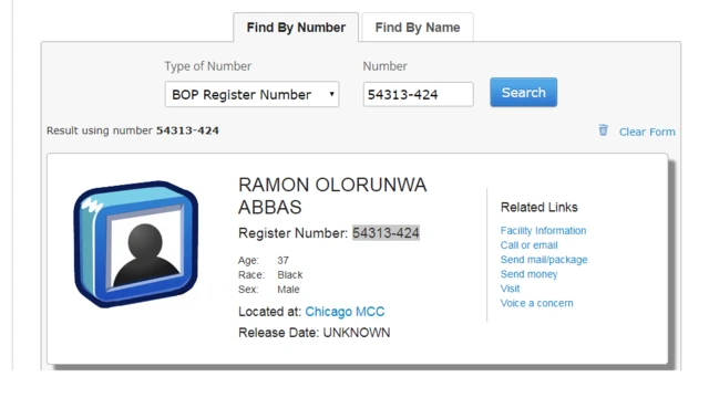 Hushppupi Advance-fee scam na land am for Federal Bureau of Prisons BOP - Prison in Chicago, Illinois USA