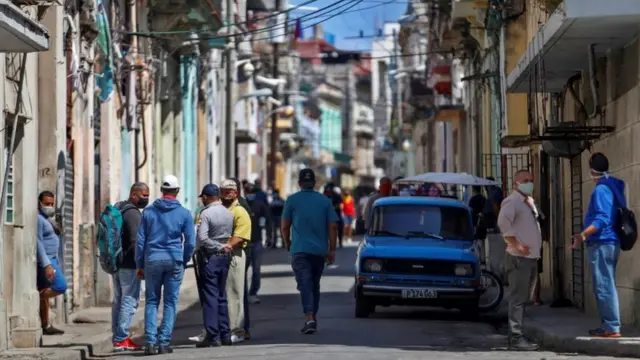 Calle en el barrio de San Isidro.