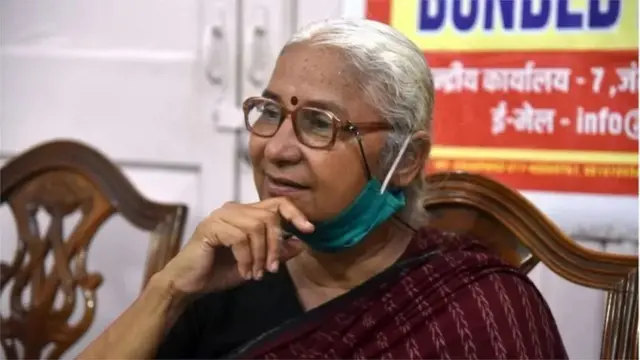 મેધા પાટકર: "ગુજરાતની રાજનીતિમાં જ્યારે કોઇ મુદ્દો ન હોય ત્યારે નર્મદા અને મેધા પાટકરને આગળ કરી દે છે, આ તેમની જૂની આદત છે."