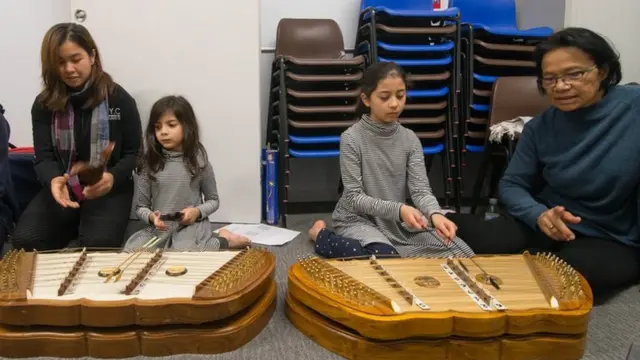 นักเรียนที่เป็นเด็ก ส่วนใหญ่เกิดและเติบโตในอังกฤษ