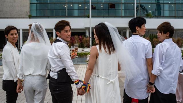 香港同性伴侣举行模拟婚礼（25/5/2019）