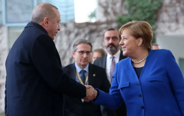 Erdogan ve Merkel