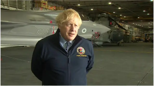 UK Prime Minister Boris Johnson