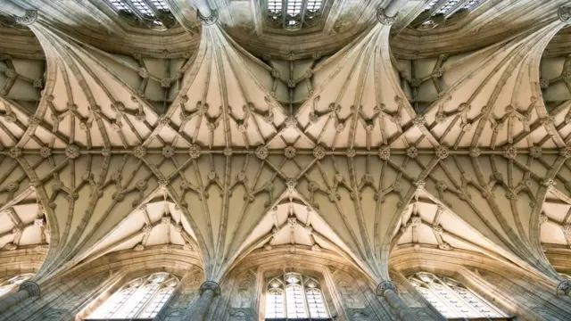 Потолок собора в Винчестере