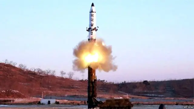 उत्तर कोरियाचे क्षेपणास्त्र