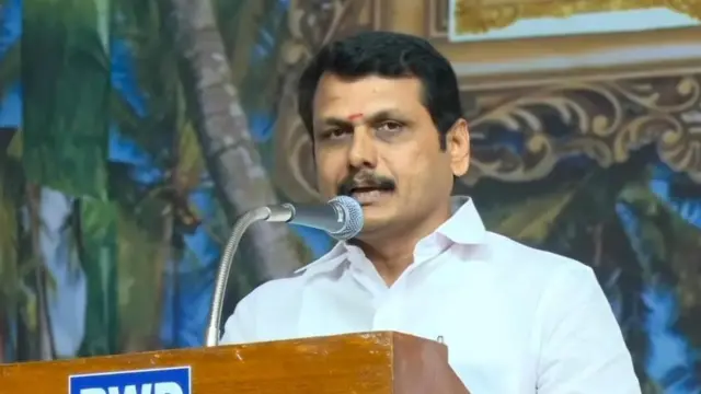 தமிழக மின்சாரத் துறை அமைச்சர் செந்தில் பாலாஜி