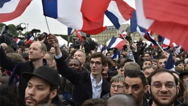 طرفداران امانوئل مکرون