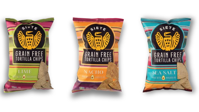 Tortilla chips sin granos