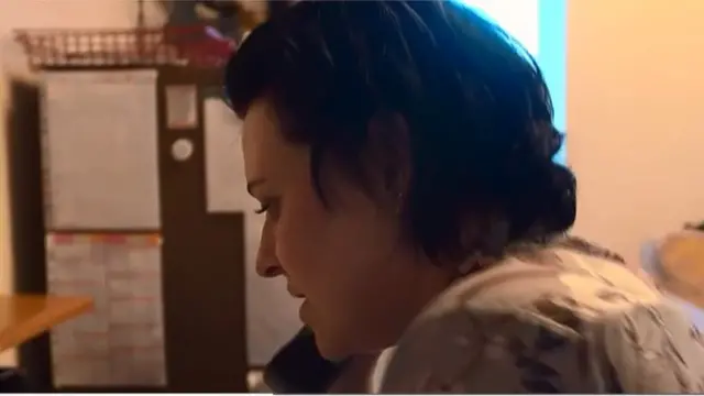 Domestic abuse helpline staff on phone