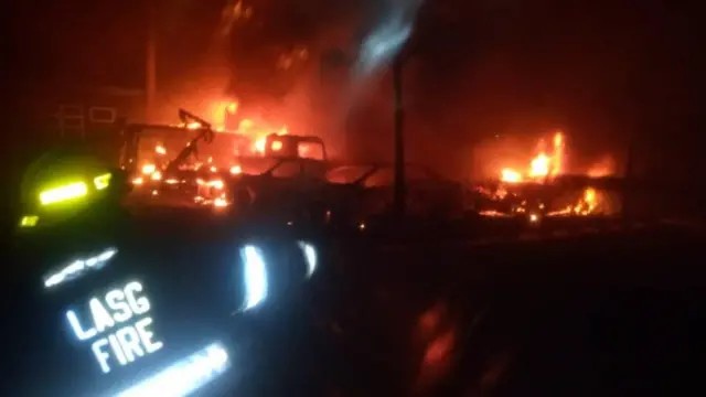 Dúkìá sòfò níbi ti iná ti ṣẹyọ lágbàgbè Sheraton ni Ikeja-LASEMA