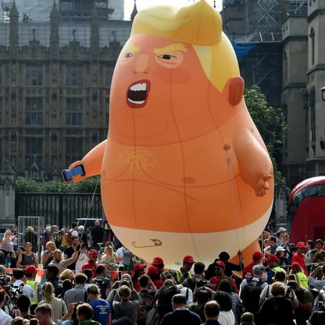 Trump, London
