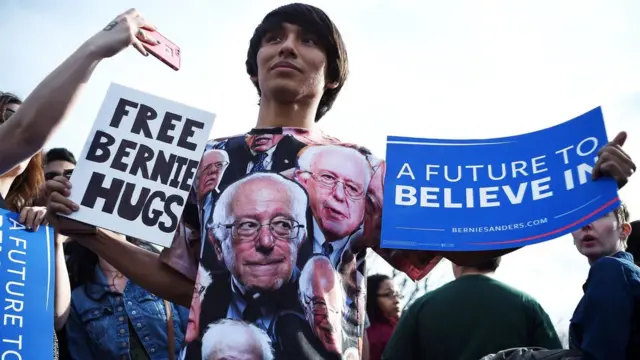 Demokratların başkan aday adayı olan Bernie Sanders, kampanyası sırasında özellikle gençlerden büyük destek almıştı.