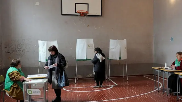 голосование в Грузии