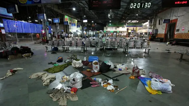 ২৬/১১-র হামলার পর মুম্বাইয়ের চার্চগেট স্টেশন, যেখান থেকে ধরা পড়েছিল আজমল কাসব