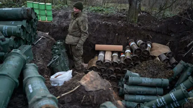 Окопы в Бахмуте