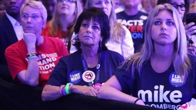 Simpatizantes de Bloomberg