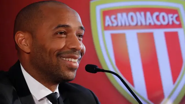 Monaco manager Thierry Henry