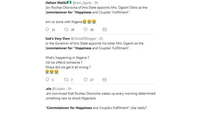 Ire-iren sakonnin da mutane suka yi ta wallafawa a shafin Twitter dangane da batun