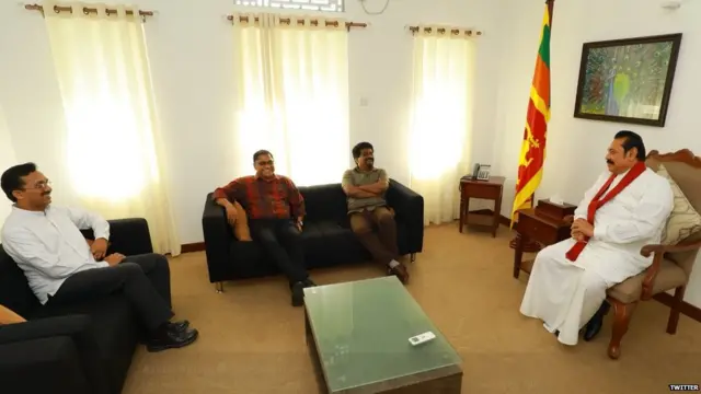 මහින්ද - ජවිපෙ හමුව