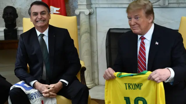 Bolsonaro e Trump