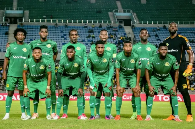 Les joueurs de Young Africans, l'un des clubs les plus performants en Tanzanie.